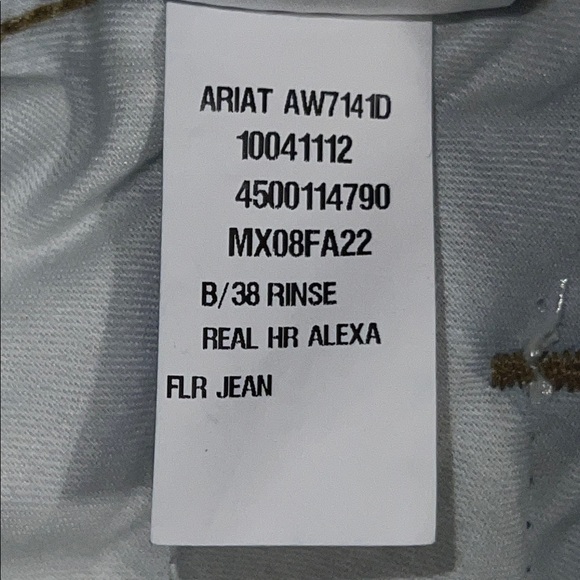 ARIAT R.E.A.L. WOMEN'S ALEXA HIGH RISE FLARE LEG JEANS SIZE 29R - Picture 5 of 9